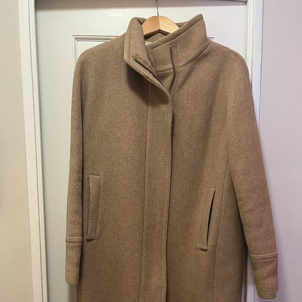 J. Crew City Coat - Tan Size 10
